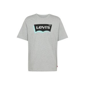 LEVI'S ® Póló  türkiz / szürke melír / fekete