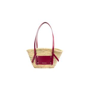 Scalpers Shopper táska 'Mini Lola'  bézs / burgundi vörös