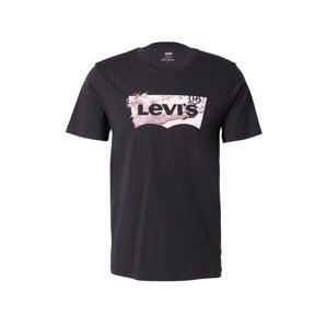 LEVI'S ® Póló  rózsaszín / fekete / fehér