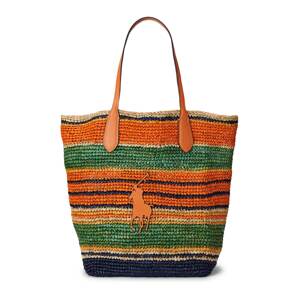 Polo Ralph Lauren Shopper táska  bézs / kék / zöld / narancs