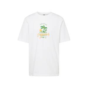 ADIDAS ORIGINALS Póló 'Leisure League'  zöld / narancs / fehér