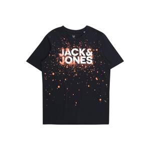 Jack & Jones Junior Póló 'SPLASH'  tengerészkék / sárgabarack / fehér