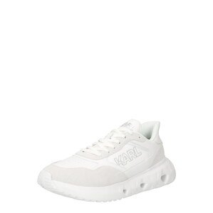 Karl Lagerfeld Rövid szárú sportcipők  ezüst / fehér / természetes fehér