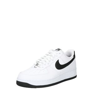 Nike Sportswear Rövid szárú sportcipők 'AIR FORCE 1 '07'  fekete / fehér