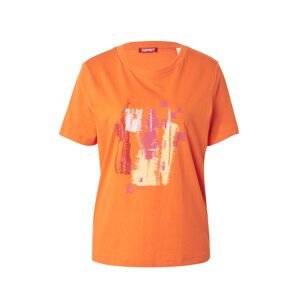 ESPRIT Póló  pasztellkék / világos narancs / sötét narancssárga / magenta