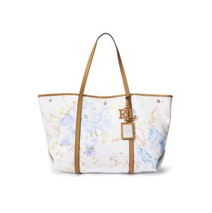 Lauren Ralph Lauren Shopper táska 'EMERIE'  krém / világoskék / sárga / világoszöld