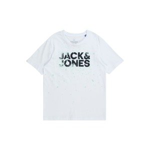 Jack & Jones Junior Póló 'SPLASH'  világoskék / fekete / fehér