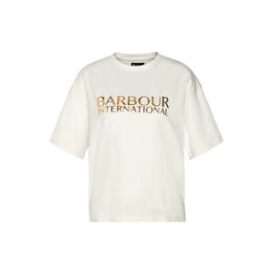 Barbour International Póló 'Carla'  krém / arany