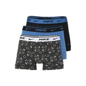 NIKE Sport alsónadrágok  kék / fekete / piszkosfehér