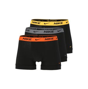 NIKE Sport alsónadrágok 'Everyday'  sötétsárga / szürke / sötét narancssárga / fekete