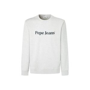 Pepe Jeans Tréning póló 'REGIS'  világosszürke / fekete
