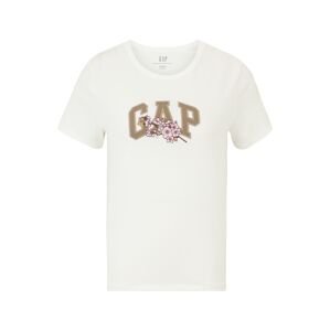 Gap Petite Póló  világosbarna / rózsaszín / fekete / fehér