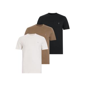 AllSaints Póló 'BRACE'  testszínű / barna / fekete