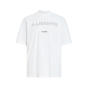 AllSaints Póló  szürke / fekete / fehér