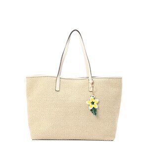 CALL IT SPRING Shopper táska 'LOOKOUT'  világos bézs / sárga / zöld / fekete
