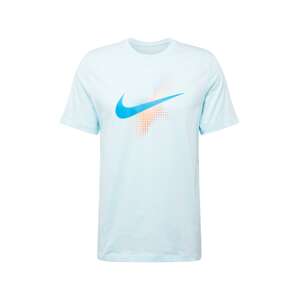 Nike Sportswear Póló 'SWOOSH'  kék / világoskék / narancs