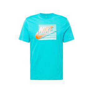 Nike Sportswear Póló 'Futara'  türkiz / világoskék / sötét narancssárga / rózsaszín