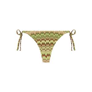 Hunkemöller Bikini nadrágok 'Alcapulco'  bézs / rozsdabarna / khaki / kiwi