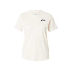 Nike Sportswear Póló 'Club Essential'  fekete / gyapjúfehér