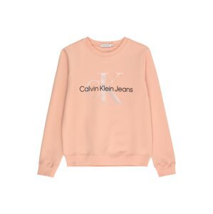 Calvin Klein Jeans Tréning póló  púder / fekete / ezüst