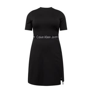 Calvin Klein Jeans Curve Ruha 'MILANO'  fekete / fehér