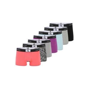 Calvin Klein Underwear Boxeralsók  vízszín / szürke / sötétlila / korál / fekete
