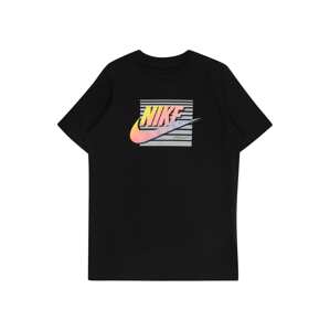 Nike Sportswear Póló 'FUTURA RETRO'  galambkék / sárga / lazac / fekete