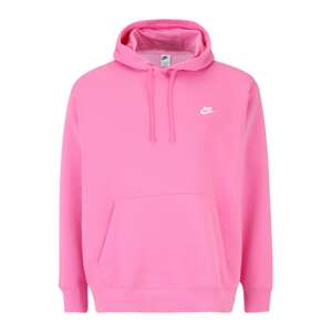 Nike Sportswear Tréning póló 'Club Fleece'  rózsaszín / fehér