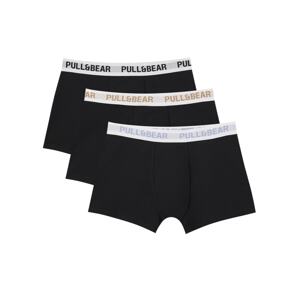 Pull&Bear Boxeralsók  világoskék / barna / fekete / piszkosfehér