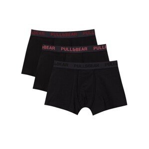Pull&Bear Boxeralsók  antracit / világos-rózsaszín / borvörös / fekete