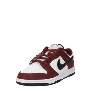 Nike Sportswear Rövid szárú sportcipők 'Dunk'  burgundi vörös / fekete / fehér