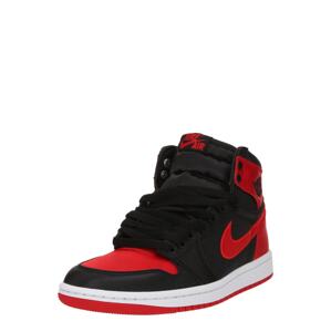 Jordan Magas szárú sportcipők 'Air Jordan 1'  piros / fekete