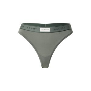 Tommy Hilfiger Underwear String bugyik  sötétzöld / fehér
