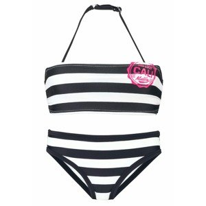 BENCH Bikini  sötét-rózsaszín / fekete / fehér