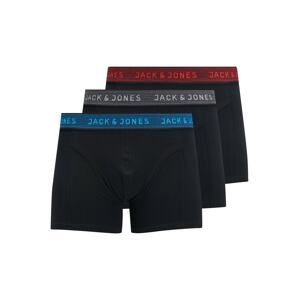 JACK & JONES Boxeralsók  kék / szürke / piros / fekete