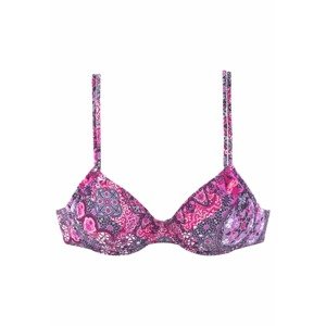 BUFFALO Bikini felső  padlizsán / rózsaszín