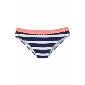 KangaROOS Bikini nadrágok  tengerészkék / neon-rózsaszín / fehér