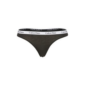 Calvin Klein Underwear String bugyik 'Carousel'  fekete / fehér
