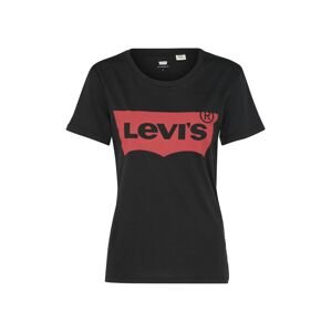 LEVI'S ® Póló 'The Perfect Tee'  piros / fekete
