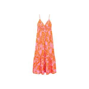 MANGO Nyári ruhák 'Carina'  narancs / világos-rózsaszín
