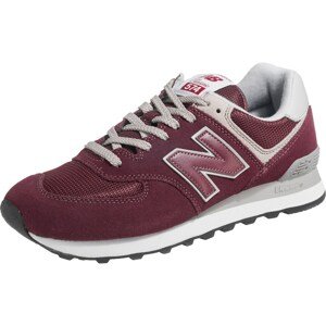new balance Rövid szárú edzőcipők  fehér / testszínű / burgundi vörös