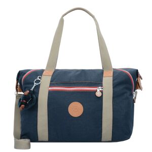 KIPLING Shopper táska  világos bézs / ultramarin kék / piros