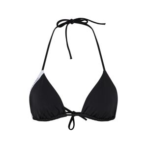 Calvin Klein Swimwear Bikini felső 'TRIANGLE'  fekete / fehér