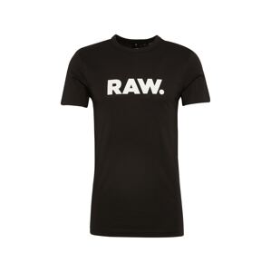 G-Star RAW Póló 'Holorn'  fekete / fehér