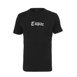 Mister Tee T-Shirt 'Tupac'  fekete / fehér / világosszürke