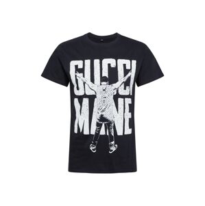Mister Tee Póló 'Gucci Mane Victory'  fekete / fehér