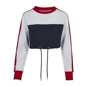Urban Classics Sweatshirt  éjkék / piros / fehér