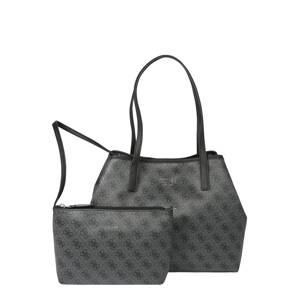 GUESS Shopper táska 'Vikky'  bazaltszürke / fekete