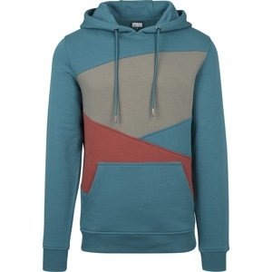Urban Classics Sweatshirt 'Zig Zag'  kék / benzin / pasztellzöld / rozsdavörös