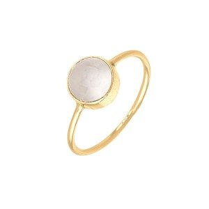 ELLI Gyűrűk 'Solitär'  arany / gyöngyház-fehér